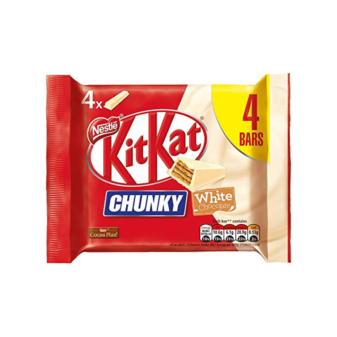 NESTLE KITKAT WHITE CHHUNKY 4BARS 160G
